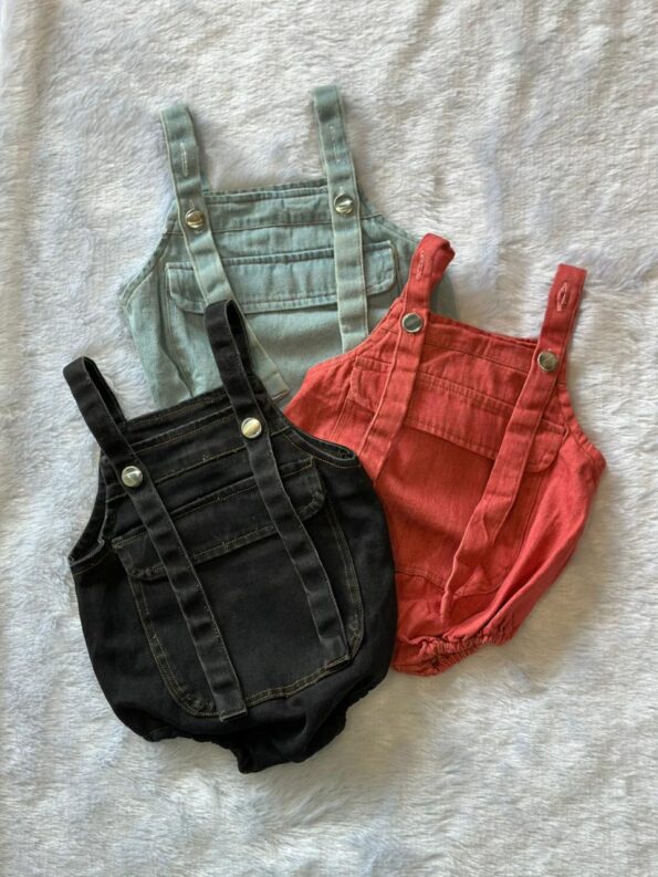 Denim Infant Romper
