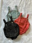 Denim Infant Romper