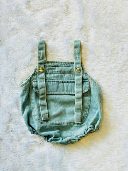 Denim Infant Romper