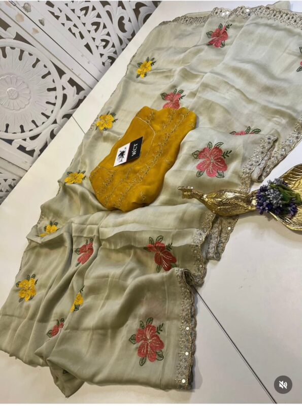 Soft Rangoli Silk Saree