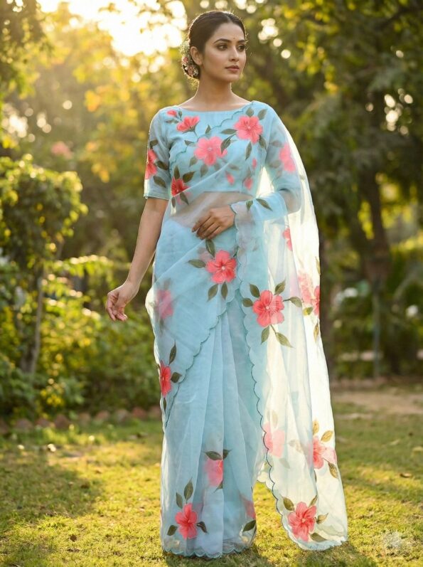 Soft Pure Organza Saree