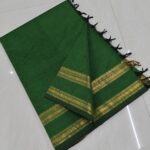 KANCHI COTTON SAREES ZARI BORDER