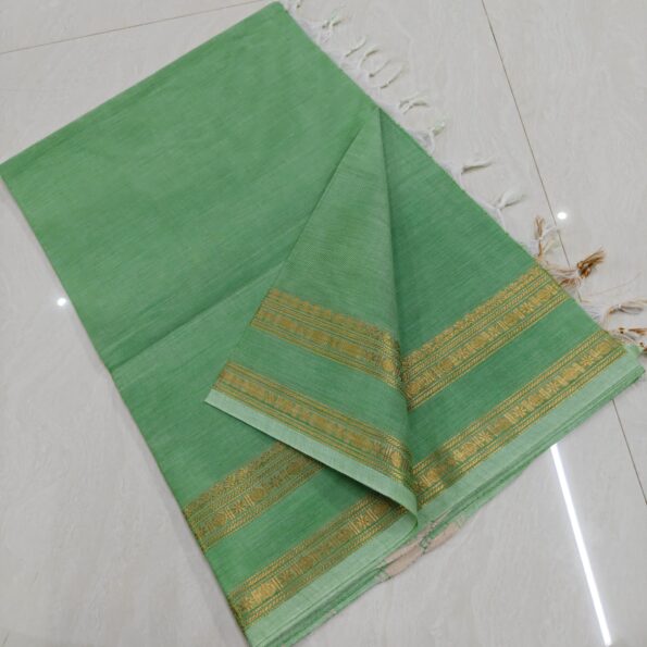 KANCHI COTTON SAREES ZARI BORDER