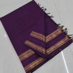 KANCHI COTTON SAREES ZARI BORDER