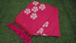 Sheuli Hand Print CK Khadi Saree for Women - Purple Sheuli Hand Print CK Khadi Saree for Women - Purple for women