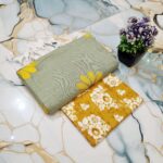 Sunflower Hand Print CK Khadi Saree with Kalamkari Blouse Piece | Premium Cotton Saree Sunflower Hand Print CK Khadi Saree with Kalamkari Blouse Piece | Premium Cotton Saree for women