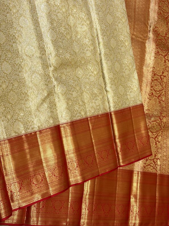 2G Zari Kanchipuram Pure Silk Bridal Saree with Gold Brocade - KN101 2G Zari Kanchipuram Pure Silk Bridal Saree with Gold Brocade - KN101 for women