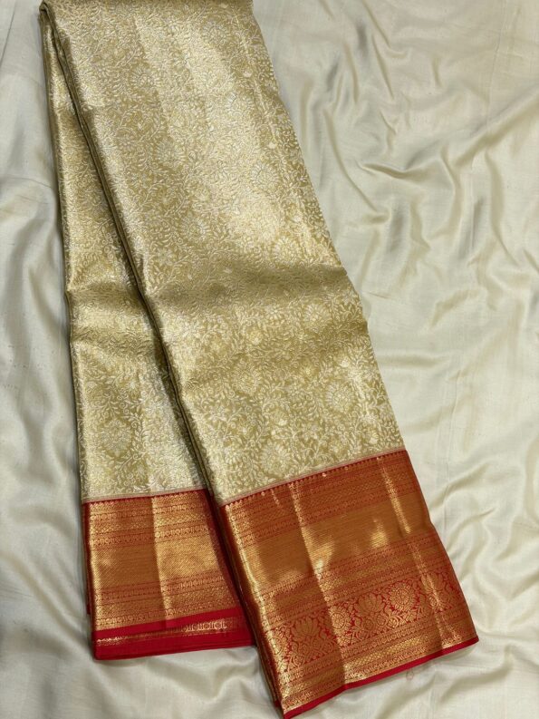 2G Zari Kanchipuram Pure Silk Bridal Saree with Gold Brocade - KN101 2G Zari Kanchipuram Pure Silk Bridal Saree with Gold Brocade - KN101 for women