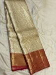 2G Zari Kanchipuram Pure Silk Bridal Saree with Gold Brocade - KN101 for women