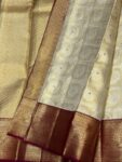 2G Zari Kanchipuram Pure Silk Bridal Saree with Gold Brocade - KN101 for women