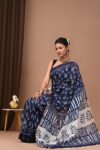 Trending Chanderi Cotton Zari Border Saree - Red for women