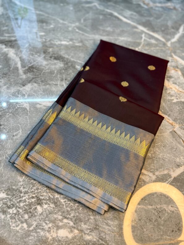 Katan Silk Double Zari Saree Katan Silk Double Zari Saree for women