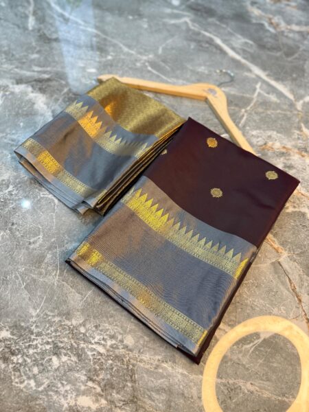 Katan Silk Double Zari Saree for women